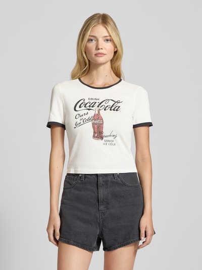 Only Regular Fit T-Shirt mit Coca Cola®-Print Modell 'COCA COLA LIFE' Black 4