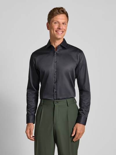 SEIDENSTICKER REGULAR FIT Regular Fit Businesshemd mit Kentkragen Modell 'New' Anthrazit 4
