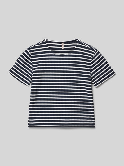 Only Regular Fit T-Shirt mit Viskoseanteil Modell 'NELLA' Dunkelblau 1