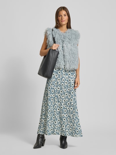 Luisa Cerano Gilet met ronde hals Bleu - 1