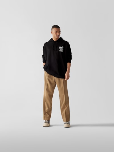 VETEMENTS Hoodie mit Label-Prints Schwarz 1