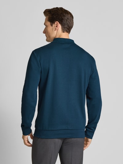 Lindbergh Relaxed Fit Poloshirt mit Label-Detail Blau 5