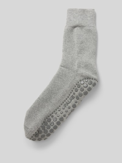 Falke Socken mit geripptem Abschluss Hellgrau 1