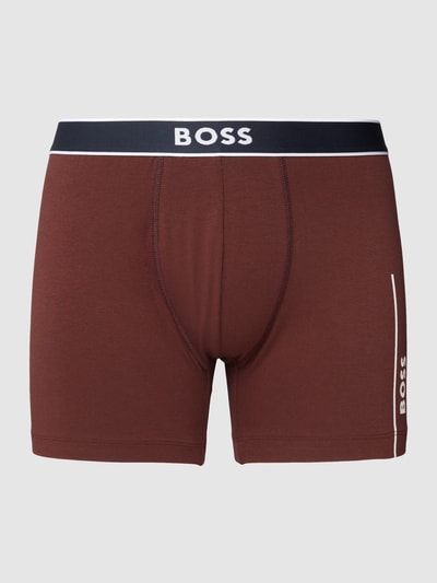 BOSS Trunks mit Label-Detail Bordeaux 2