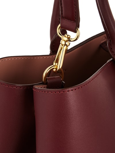 Lauren Ralph Lauren Shopper aus Leder  Bordeaux 4