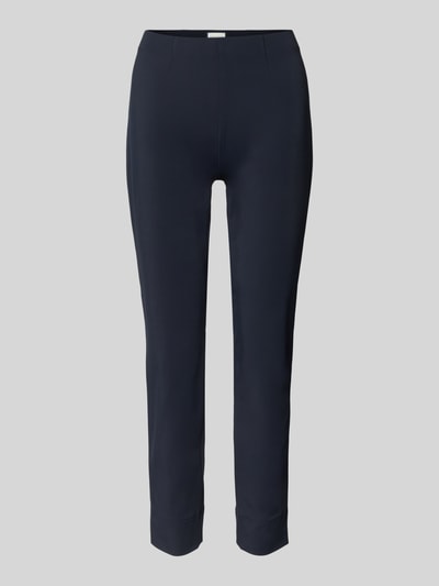 SEDUCTIVE Skinny fit stoffen broek met verkort model, model 'SABRINA' Marineblauw - 2