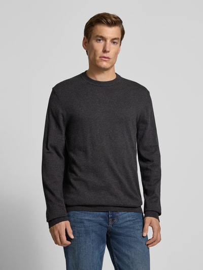 MCNEAL Gebreide pullover met kasjmier Donkergrijs gemêleerd - 4