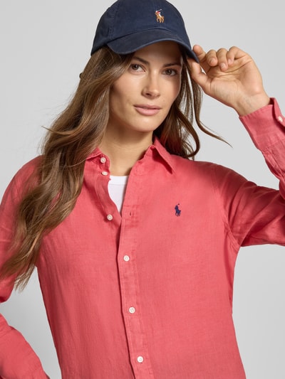 Polo Ralph Lauren Overhemdblouse met knoopsluiting Rood - 3