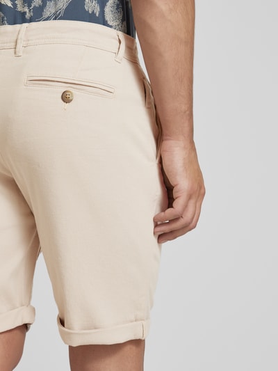 SELECTED HOMME Slim Fit Bermudas in unifarbenem Design Modell 'LUTON' Sand 3