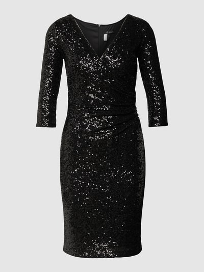 Paradi Cocktailkleid in Wickel-Optik Black 2