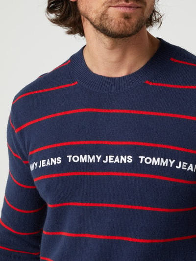 Tommy Jeans Pullover mit Streifenmuster Marine 3