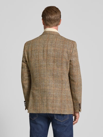 Carl Gross Harris Tweed colbert van scheerwol, model 'Theo' Lichtbruin - 5