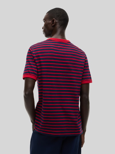 Tommy Hilfiger męski t-shirt o kroju regular fit z czystej bawełny Czerwony 5