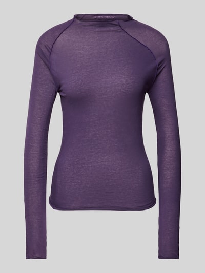 Review Longsleeve mit Stehkragen Purple 2