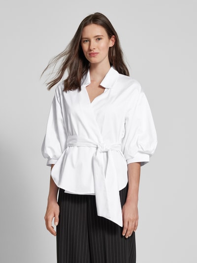 Rich & Royal Blouse met tailleband Offwhite - 4