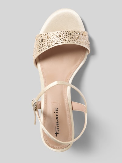 Tamaris Sandaletten mit Strassstein-Besatz Offwhite 3