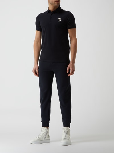 Karl Lagerfeld Sweatbroek met logodetails  Donkerblauw - 1