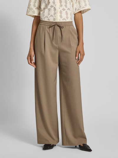 Jake*s Collection Stoffhose mit elastischem Bund und Tunnelzug Mud 4