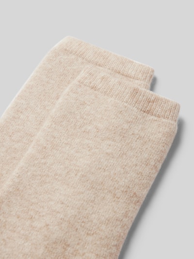 camano Socken mit Label-Schriftzug Beige Melange 2