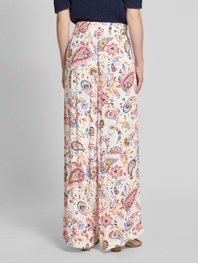 Vero Moda Weite Hose aus reiner Viskose Modell 'MENNY' Weiss 5