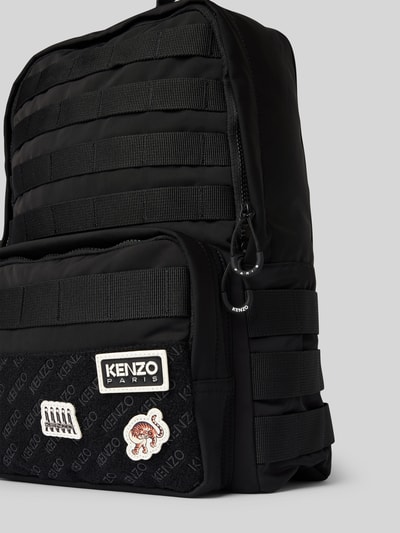 Kenzo Rucksack mit Label-Details Black 3