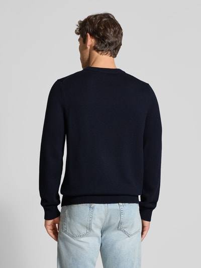 Paul Smith Strickpullover mit gerippten Abschlüssen Marine 5