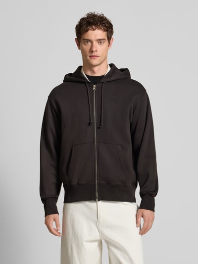 Levi's® Bluza rozpinana o kroju relaxed fit z wyhaftowanym logo Czarny 4