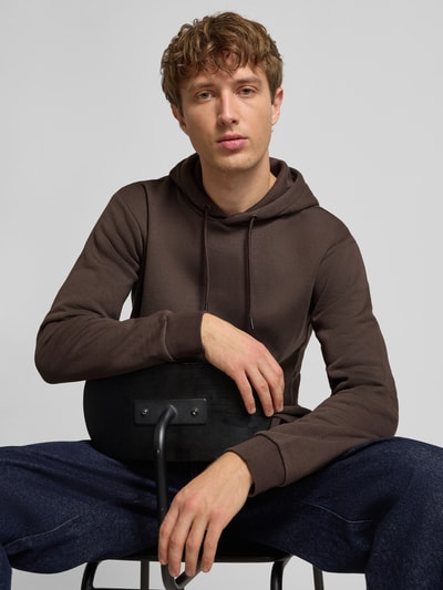 Only & Sons Regular Fit Hoodie aus Baumwoll-Mix Modell 'CERES' Schlamm 3