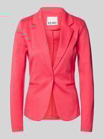 ICHI Slim fit blazer met paspelzakken, model 'KATE' Felroze - 2