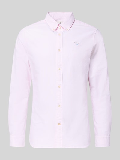 Barbour Tailored Fit Freizeithemd aus reiner Baumwolle Modell 'STRIPED OXFORD' Pink 2