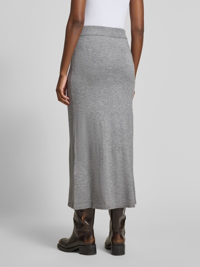 Vila Strickrock mit elastischem Bund Modell 'RIL' Mittelgrau 5