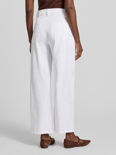 CAMBIO Regular Fit Baggy Jeans aus Lyocell-Baumwoll-Mix Weiss 5