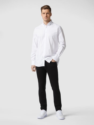Eton Regular Fit Business-Hemd aus Oxford Weiss 1