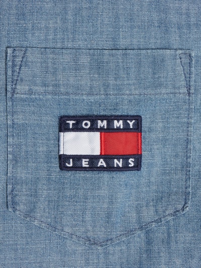 Tommy Jeans Regular Fit Freizeithemd aus Batist Blau 5