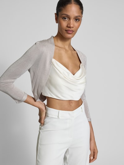 Jake*s Cocktail Blazer met 3/4-mouwen Metallic beige gemêleerd - 3