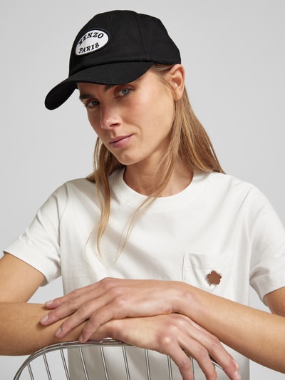 Kenzo Basecap aus reiner Baumwolle Black 1