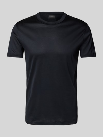 Emporio Armani T-Shirt aus Lyocell-Mix Marine 2