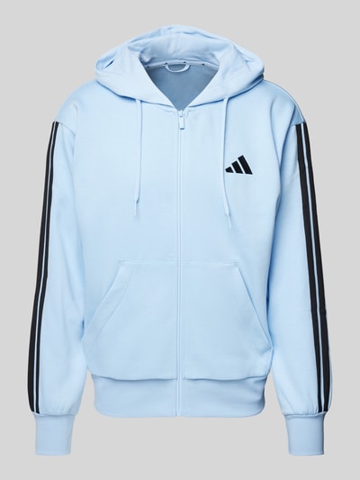 ADIDAS SPORTSWEAR Sweatjacke mit Viskose-Anteil und  Label-Stitching Bleu 2