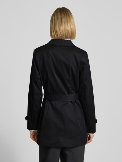 Vero Moda Regular Fit Trenchcoat mit Taillengürtel Modell 'CHELSEA OLIVIA' Black 5