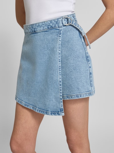 Vero Moda Ausgestellter Skort aus Baumwoll-Mix Modell 'VICA' Jeansblau 3