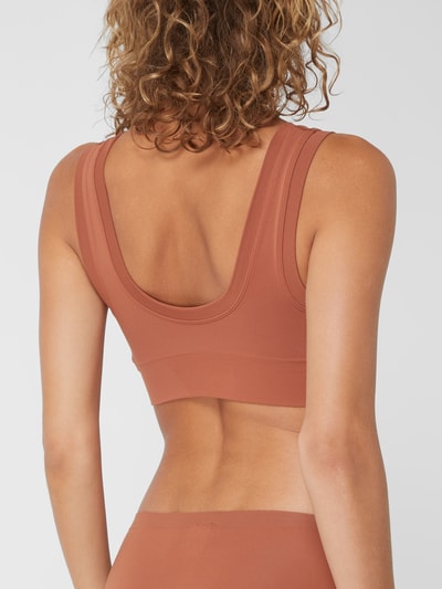 Saisei Bustier mit Stretch-Anteil Mittelbraun 5