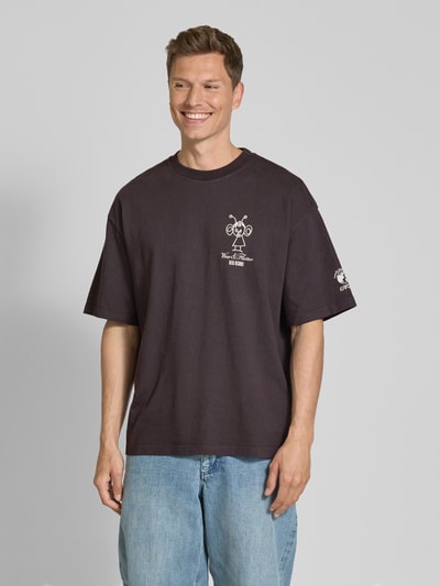 DEUS EX MACHINA T-Shirt mit Label-Print Anthrazit 4