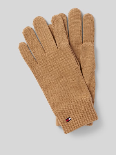 Tommy Hilfiger Handschuhe mit Logo-Stitching Modell 'ESSENTIALS' Beige 1