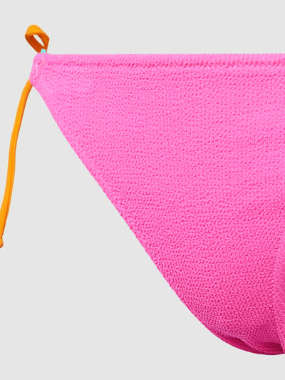 Banana Moon Bikini-Slip mit Label-Patch Pink 2