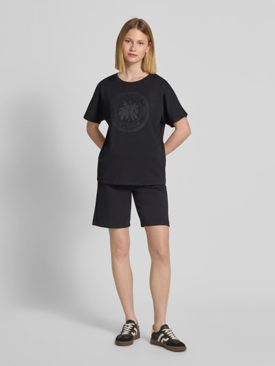 Soyaconcept Sweatshirt mit Label-Print Modell 'BANU' Black 1