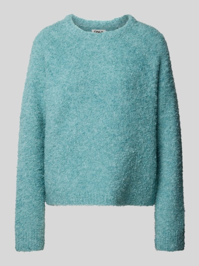 Only Regular fit gebreide pullover, model 'CIROLA' Oceaanblauw gemêleerd - 2