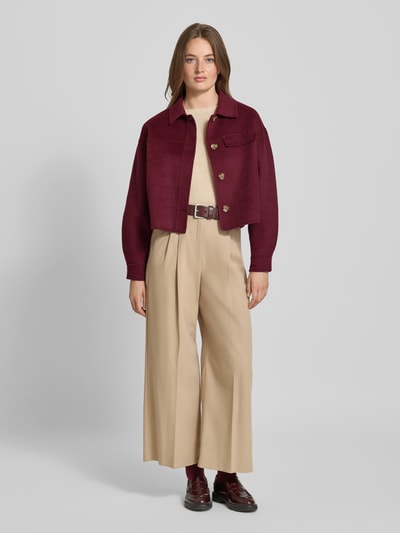 Christian Berg Woman Selection Jacke mit Knopfleiste Pflaume 1