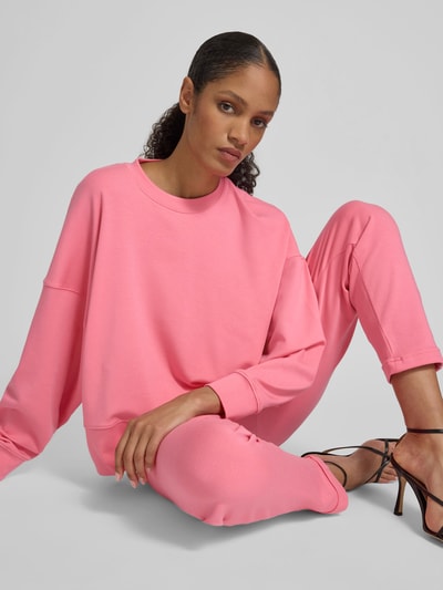 Juvia Oversized Sweatshirt aus Baumwolle Pink 3