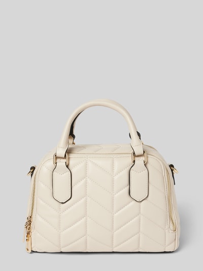 VALENTINO BAGS Handtas met labelapplicatie, model 'PETAL RE' Ecru - 3