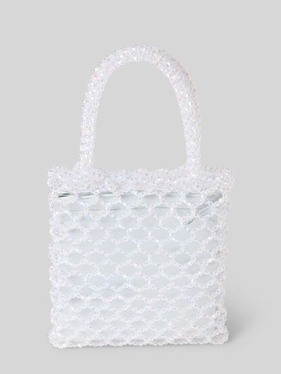 Jake*s Cocktail Handtasche mit Ziersteinbesatz Offwhite Melange 4